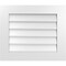Ekena Millwork Vertical Surface Mount PVC Gable Vent: Non-Functional, w/ 3-1/2"W x 1"P Standard Frame, 26"W x 22"H GVPVE26X2201SN - alternate 1